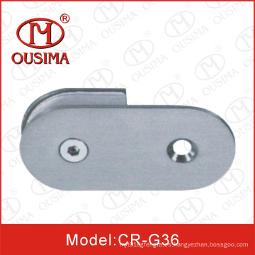 Abrazadera de fijación de cristal de acero inoxidable usada en sitio de ducha (CR-G36)